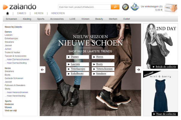 De opmars van online schoenwinkels in BelgiÃ«