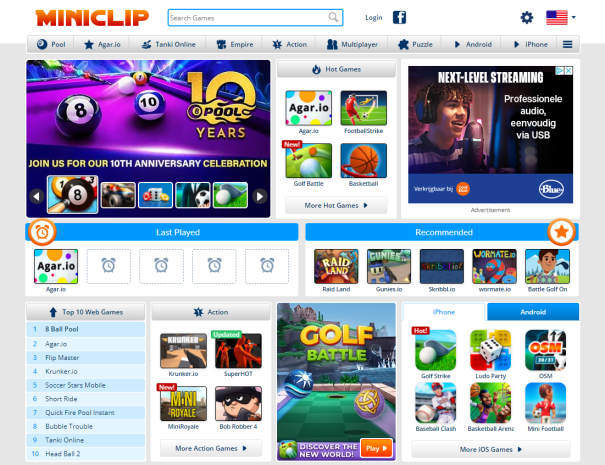 De 5 beste websites voor het spelen gratis online games | Magazine